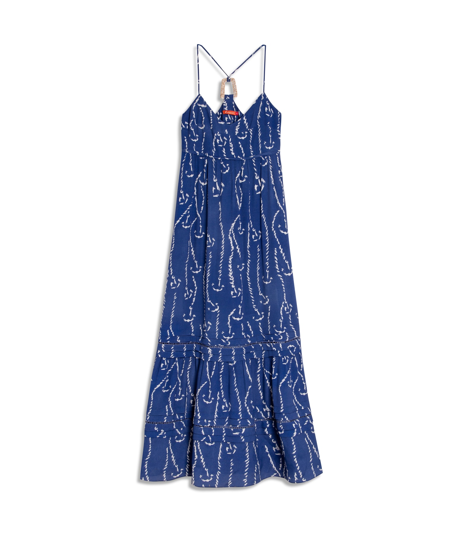 Vestido Léa Cordas Azul Bic