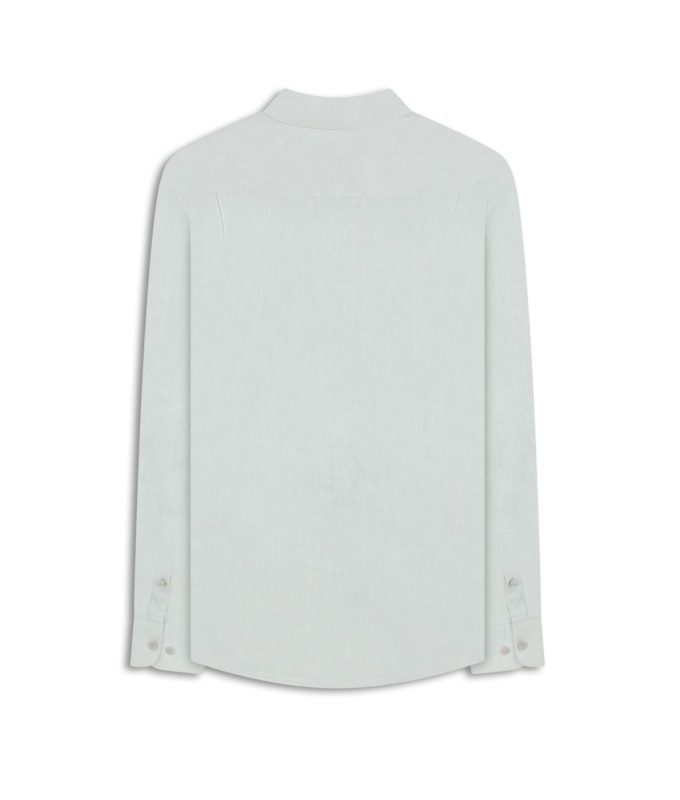 Camisa Puro Linho Uni Ml Areia Seca