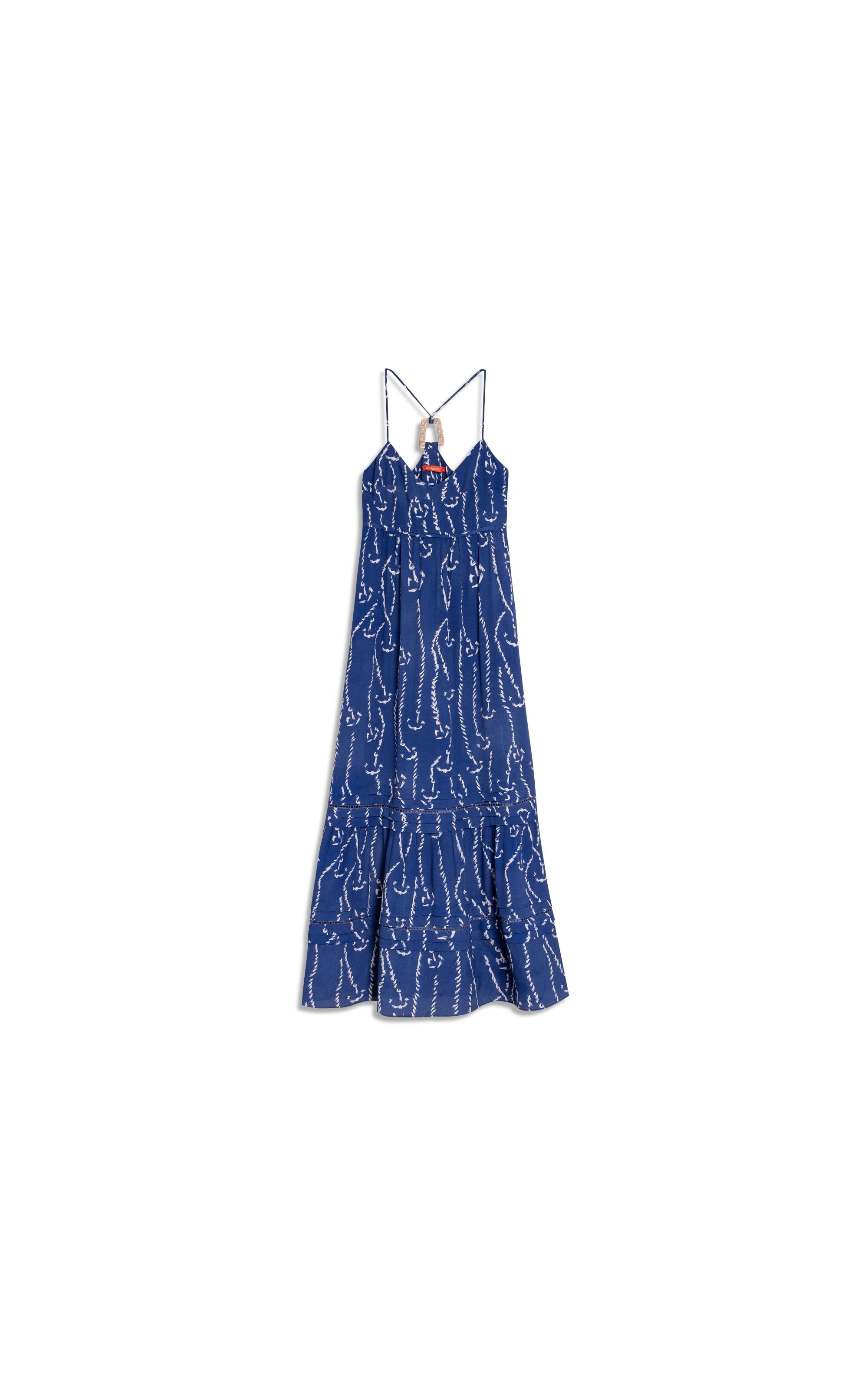 Vestido Léa Cordas Azul Bic