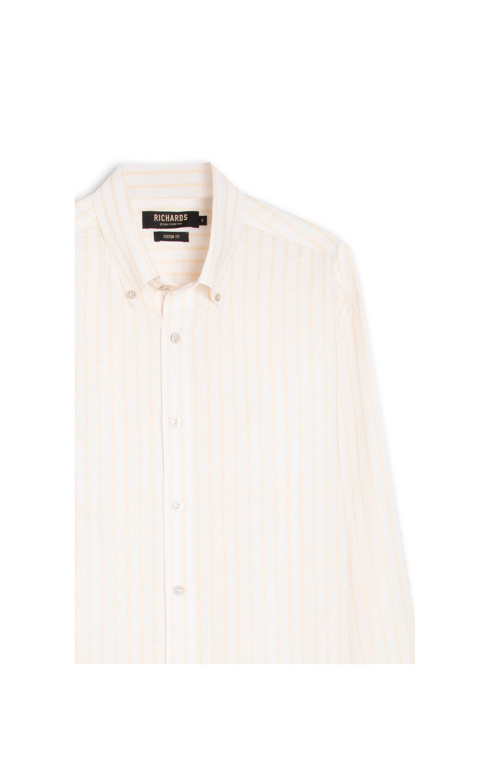 Camisa Saint Paul Linho Amarelo Claro