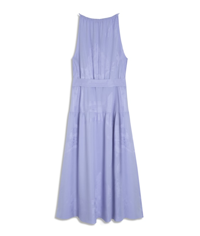 Vestido Laura Jacquard Carnival Azul Chofer