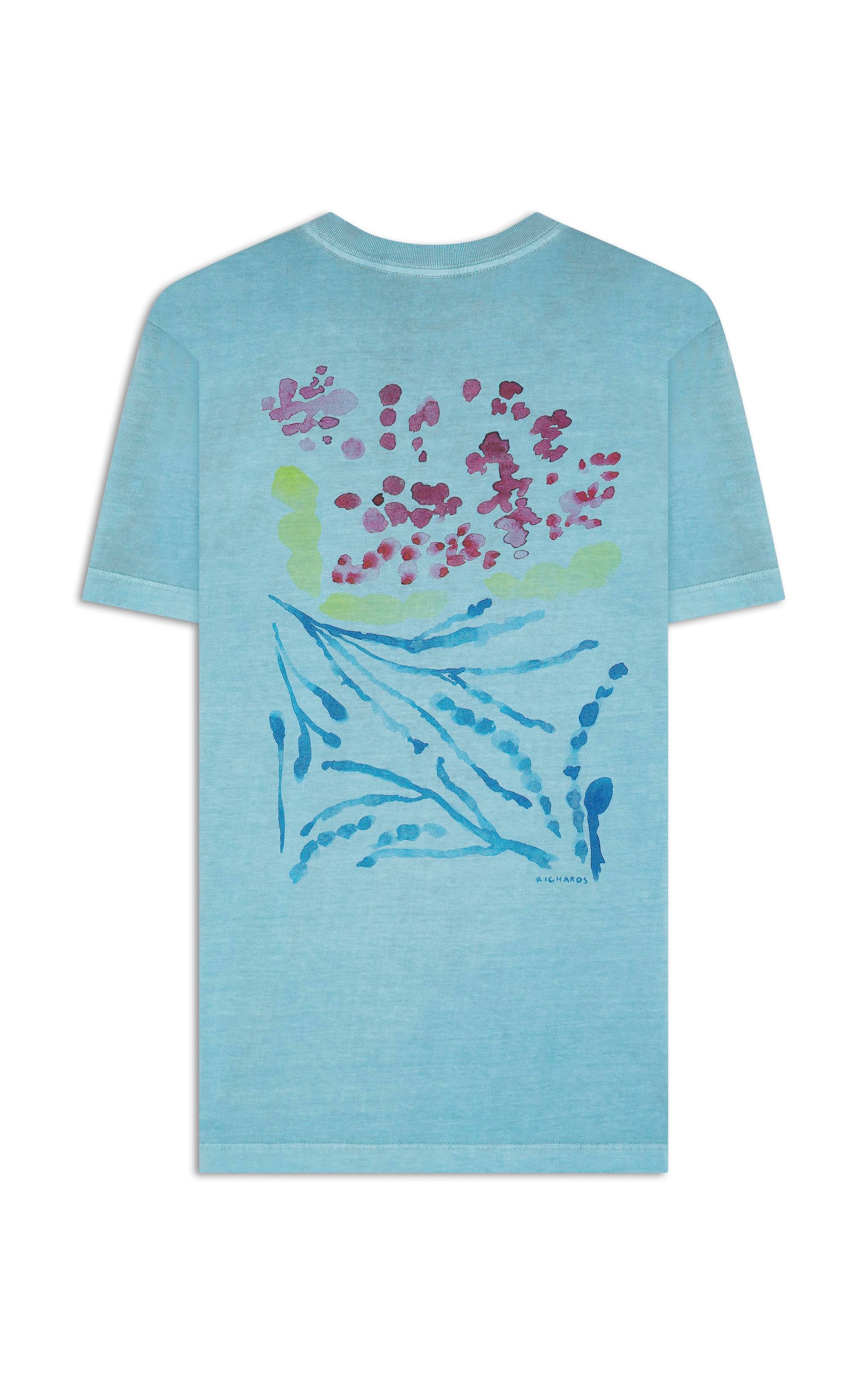 T-Shirt Abstract Azul Piscina