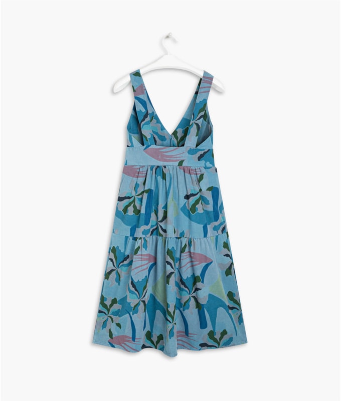 Vestido Bia Est Heavy Azul Bic