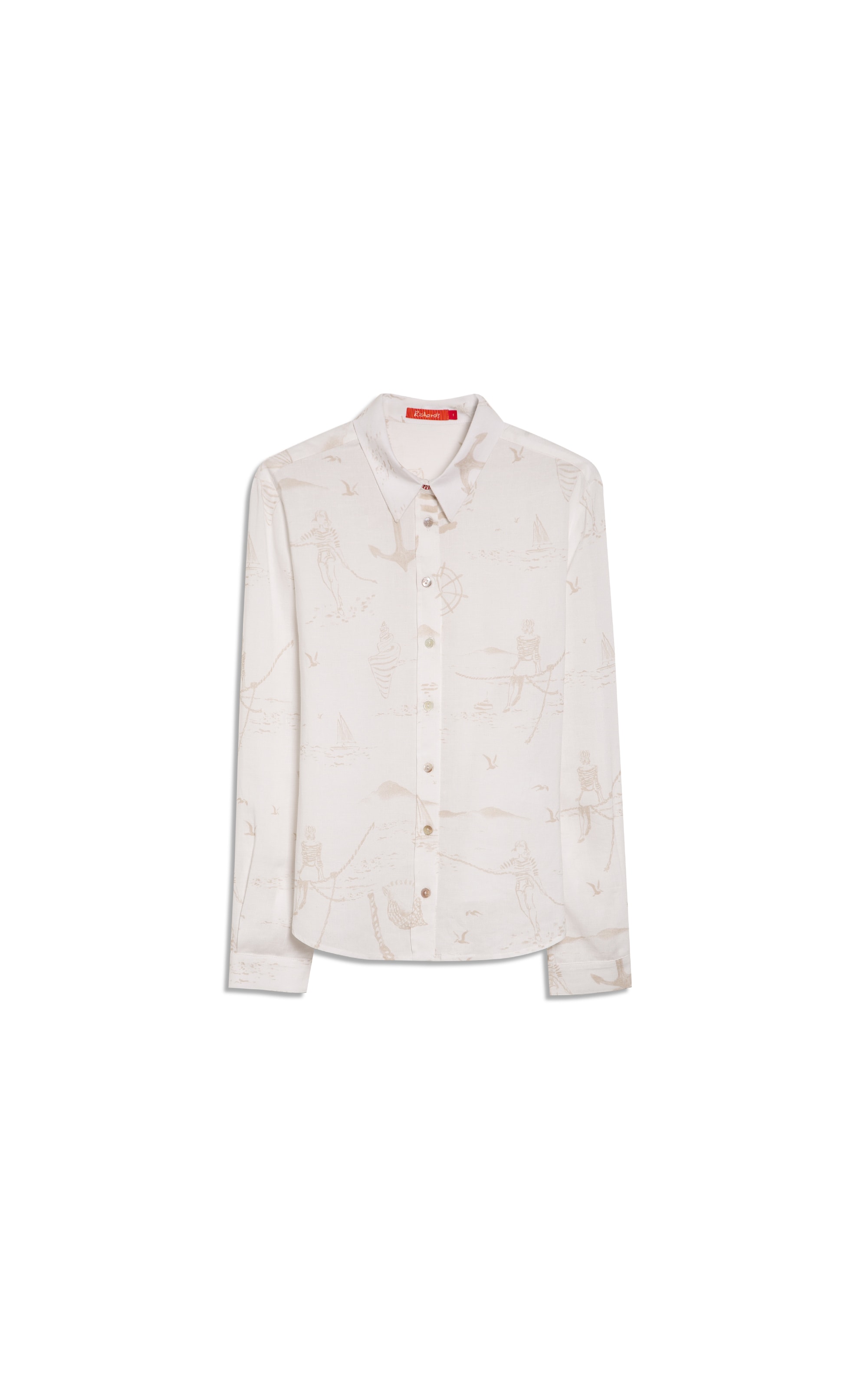 Camisa Sardênia Sailor Linho Areia
