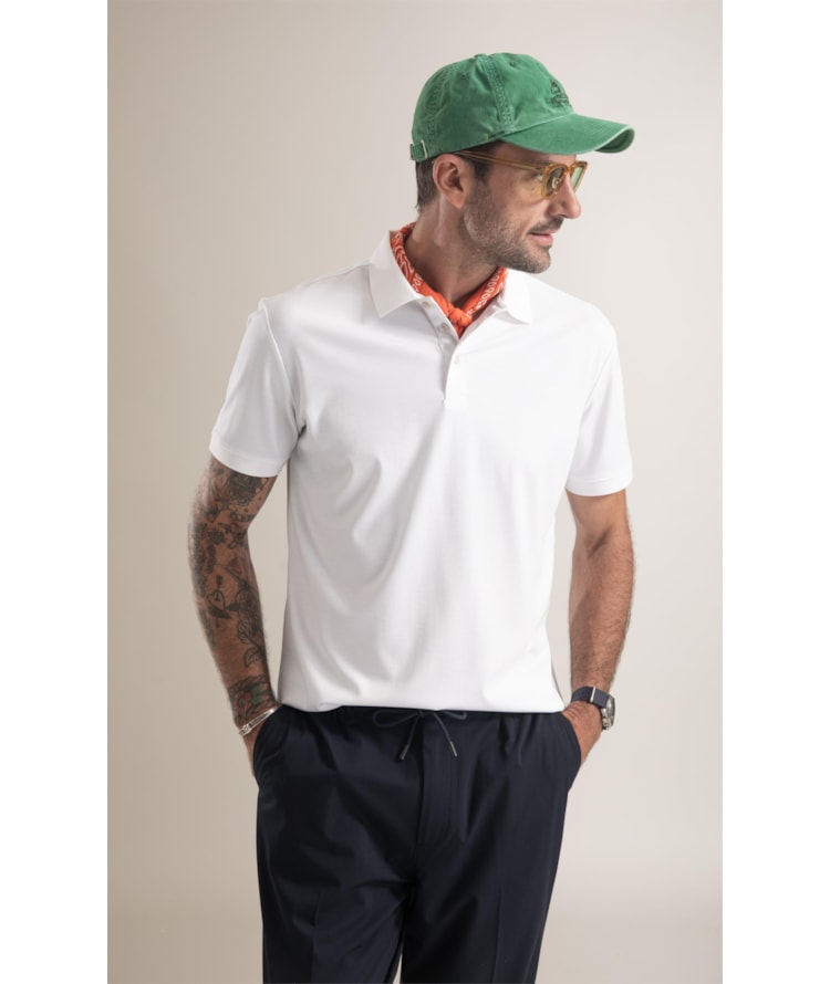 Polo Tech Visylon Branco